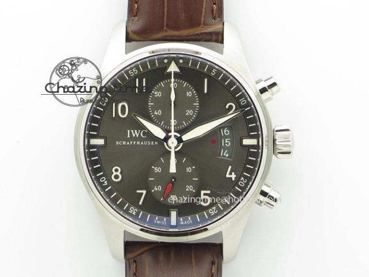 MIROTIME 0801 Efficient Mark XVIII Le Petit Prince IW327001 SS MKS 1:1 Best Edition White Dial On Leather Strap MIYOTA9015 V 7220